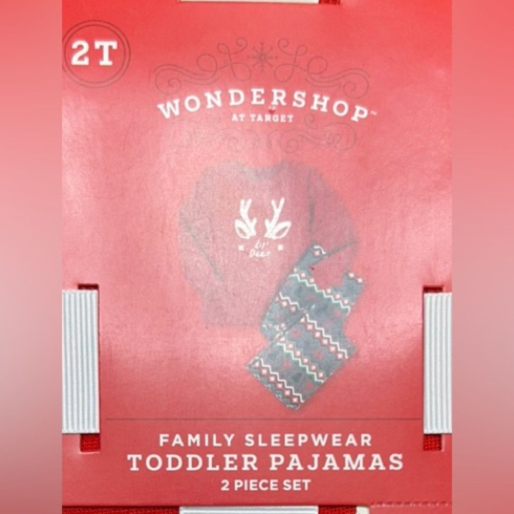 Wondershop Red Toddler Pajamas, 2T